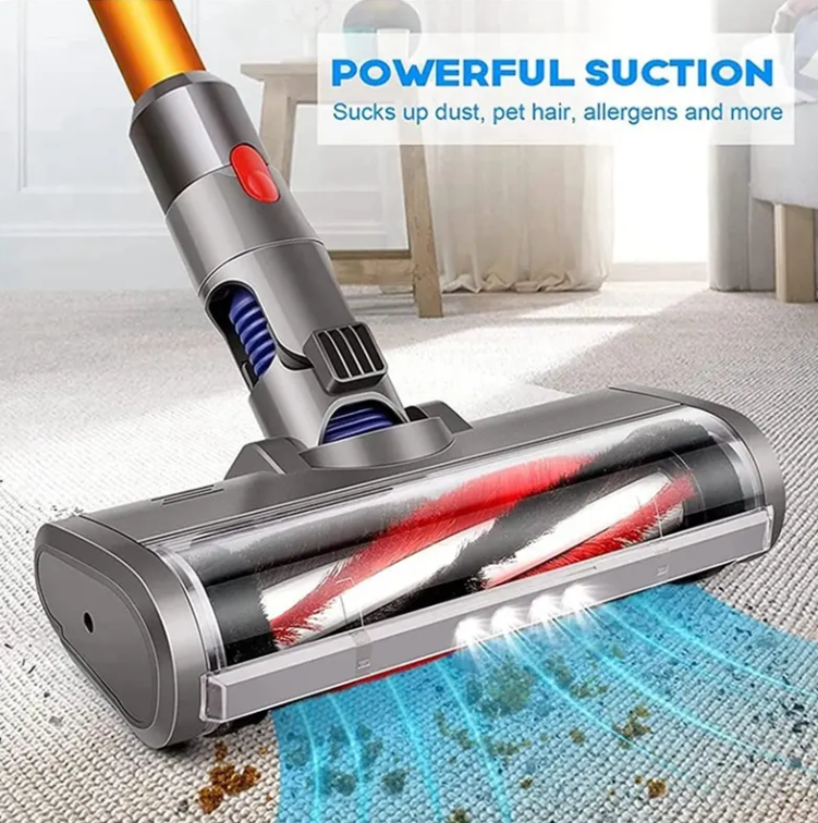 Bristle Brush Head for Dyson V7 V8 V10 V11 Parts Replacement