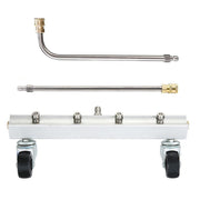 4000Psi Pressure Washer Undercarriage Water Spray Broom Chassis Cleaner Tool