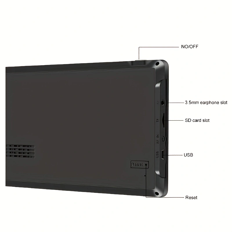 GPS Navigation with Multi-Functional Touch Screen 8G 256M 7 Inch Size