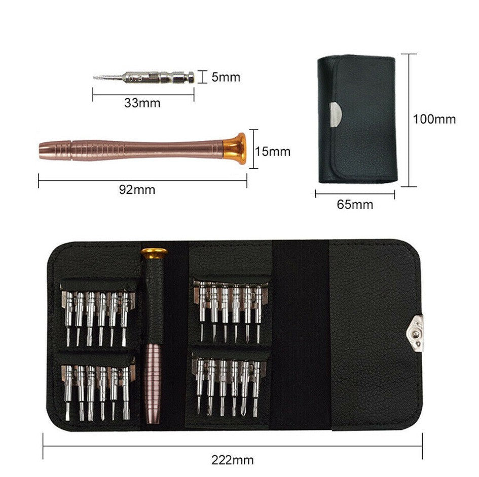 25 in 1 Pro Repair Tool Screwdriver Kit For Macbook Air Smart Phones Macbook Pro