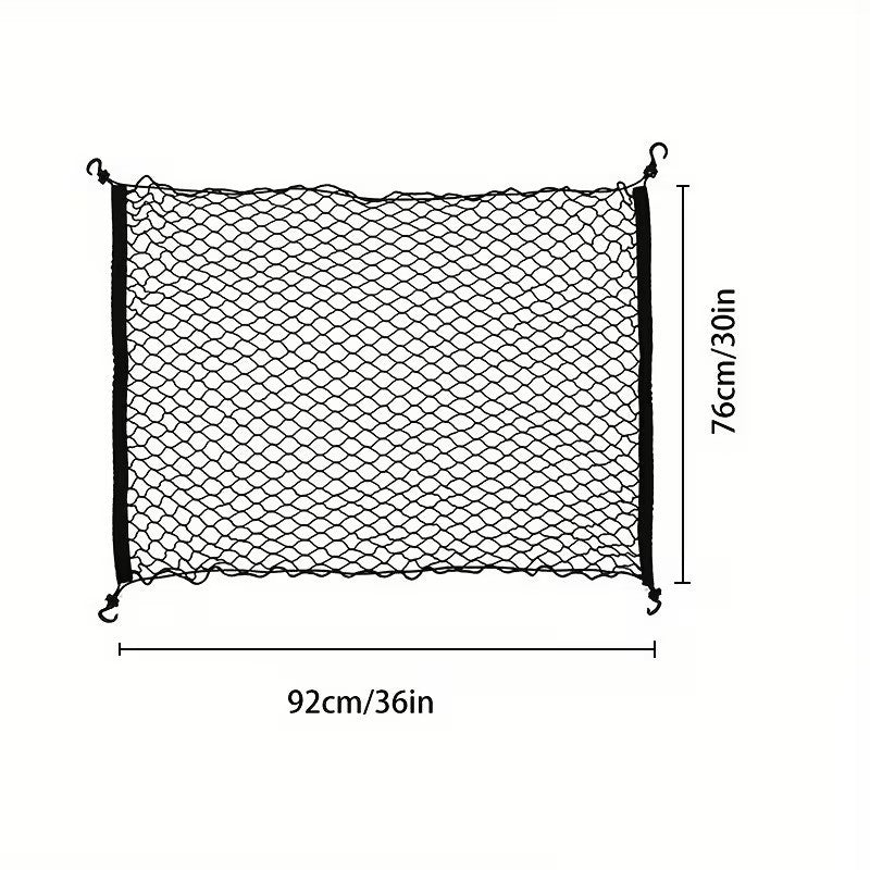 92x76cm Cargo Net for Garden Wagon Cart Nylon Netting Trolley Cart