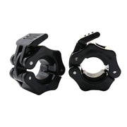 2pcs 25mm Barbell Clamps Quick Release Barbell Lock Collars Bar Weight Plates