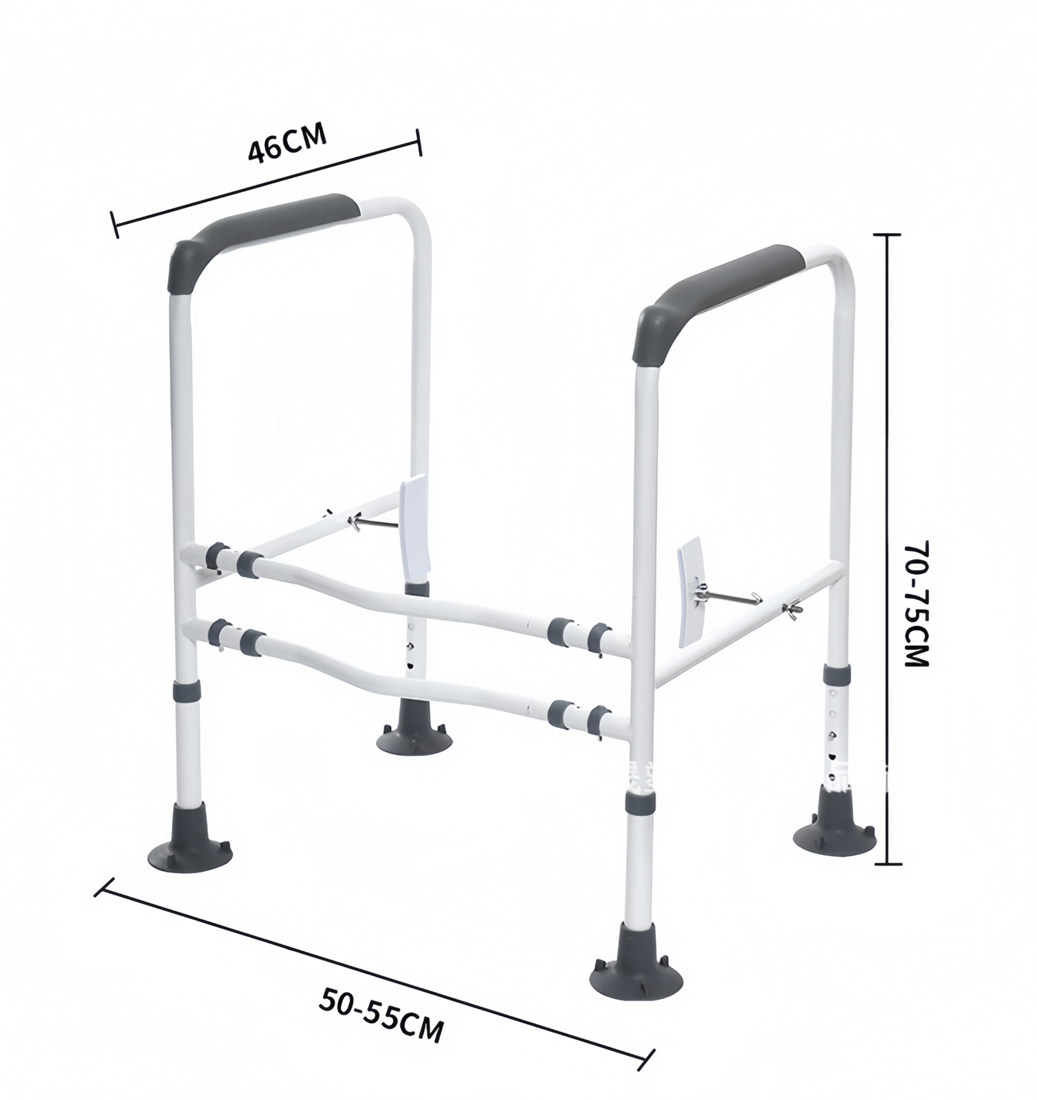 Toilet Support Frame Safety Grab Aid Rail for Elderly Disabled