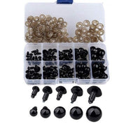 100Pcs Plastic Toy Screw Eyes Kit for Doll