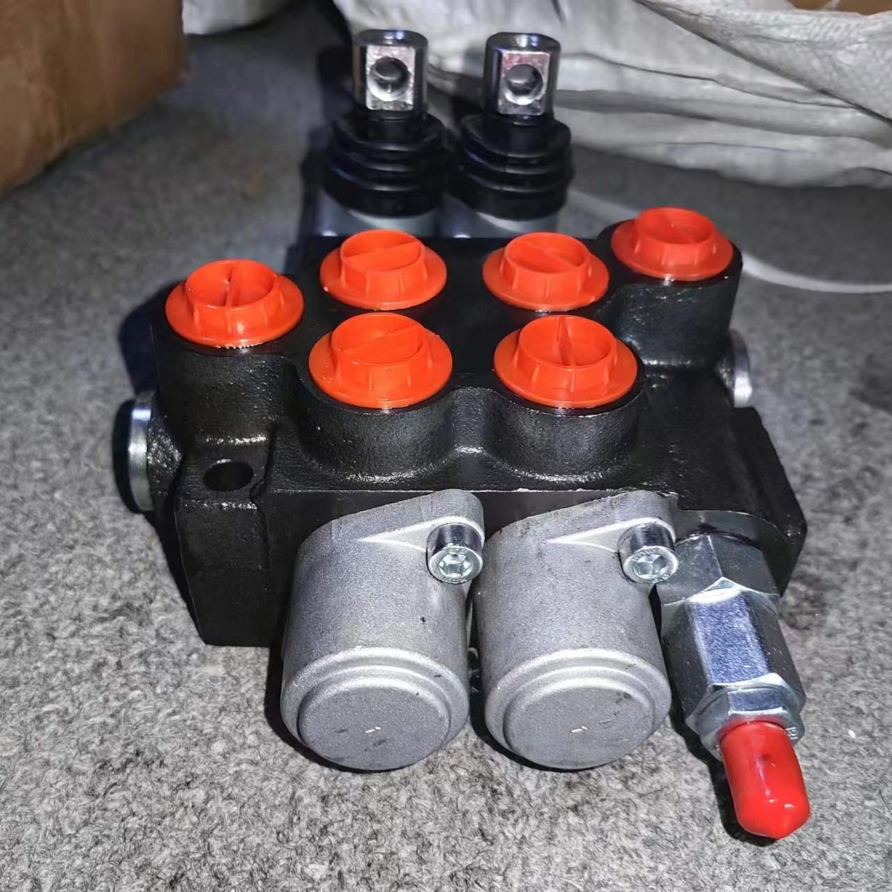 2 Spool Hydraulic Directional Control Valve 11 Gpm, Double Acting Cylinder Spool