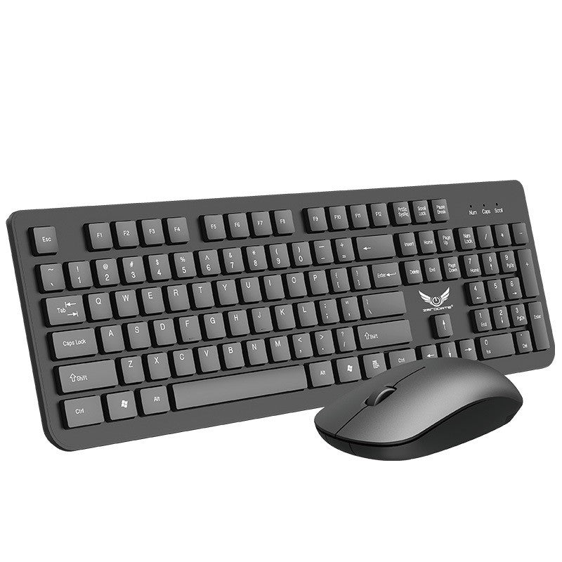 2.4G Wireless Keyboard and Mouse Combo – Slim Chocolate Keycap – Black