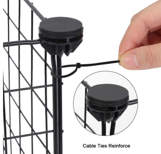 12 Panel Pet Dog Playpen Puppy Exercise Cage Enclosure Fence Cat Rabbit Play Pen