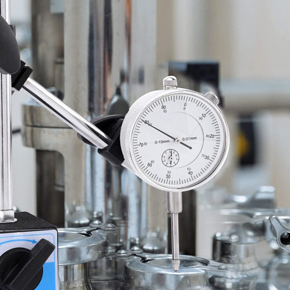 Dial Indicator Gauge Magnetic Base 0-10mm 60KG 22 Indicator Point Set