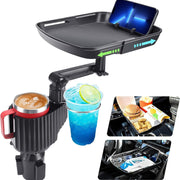 3 in 1 Expandable Cup Holder Tray for Car Cup Holder Expander for Car Food Table