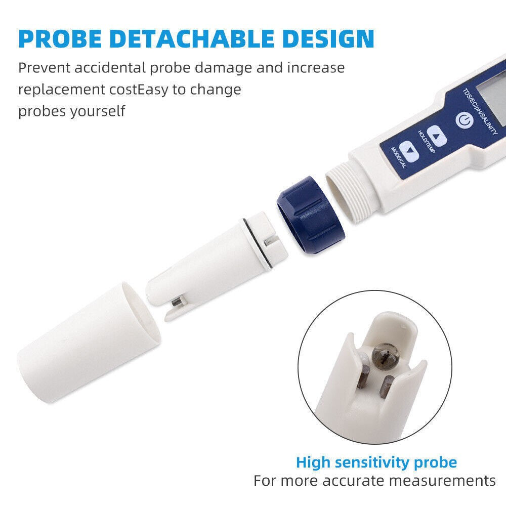 PH TDS Meter Digital Tester Pen Aquarium Pool SPA Water Quality Monitor