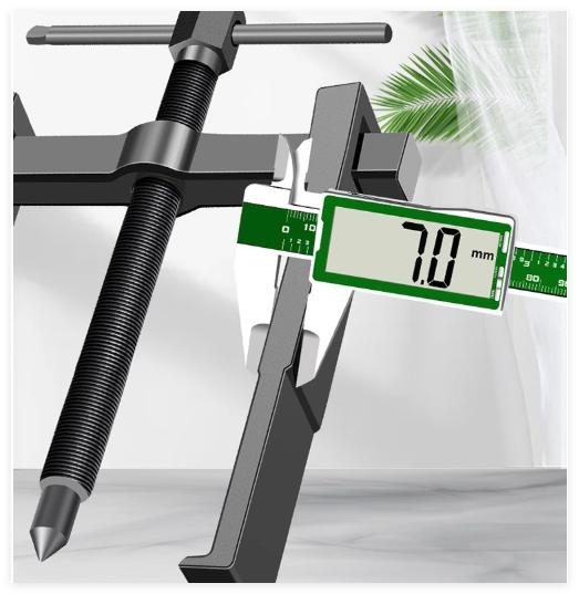 Versatile Handheld 3" Two-Jaw Puller Carbon Steel Easy Assembly Manual Operation