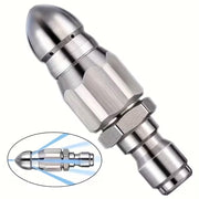 Sewer Jetter Nozzle High Pressure Drain Nozzle 1/4'' Quickly Connector 5000 PSI