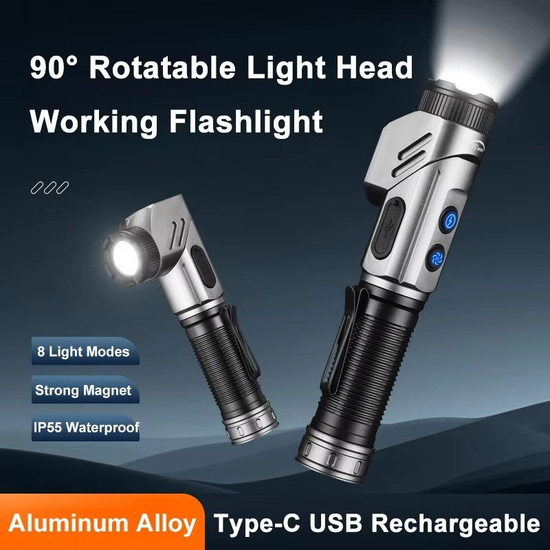 3000LM LED Work Light Torch Flashlight Spotlight Floodlight Magnetic Rotating