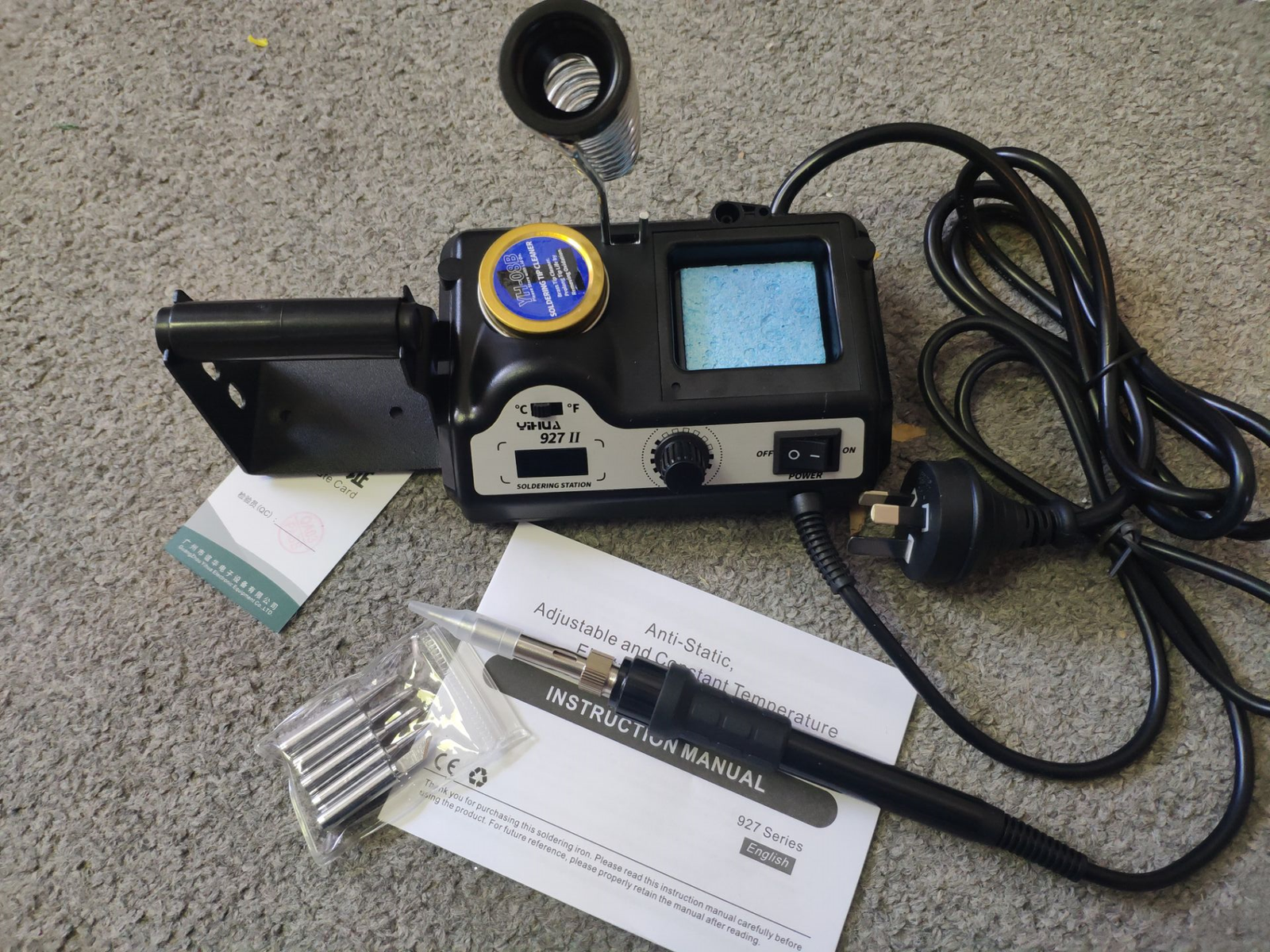 Electric Soldering Iron Station Kit