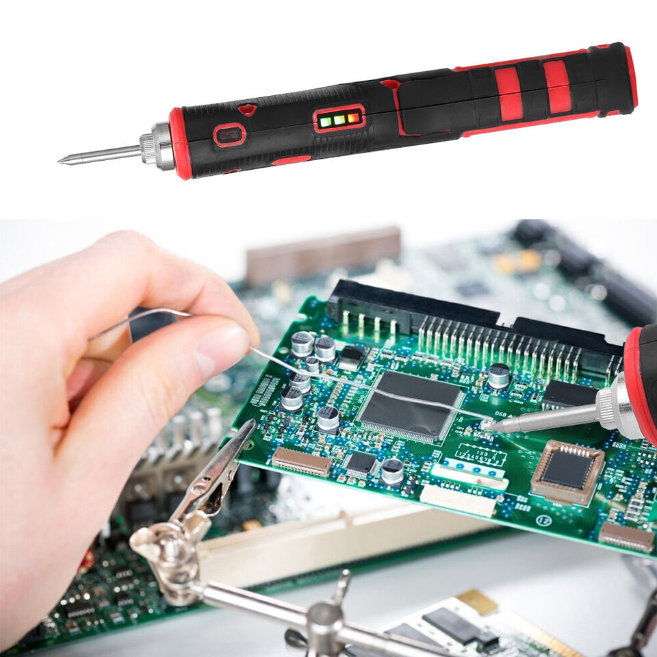 Cordless Soldering Iron Kit Rechargeable Portable Cordless USB Soldering Iron