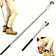 Shoe Horn Stainless Steel Long Handle Shoehorn Lifter Tool Telescopic 31-65cm