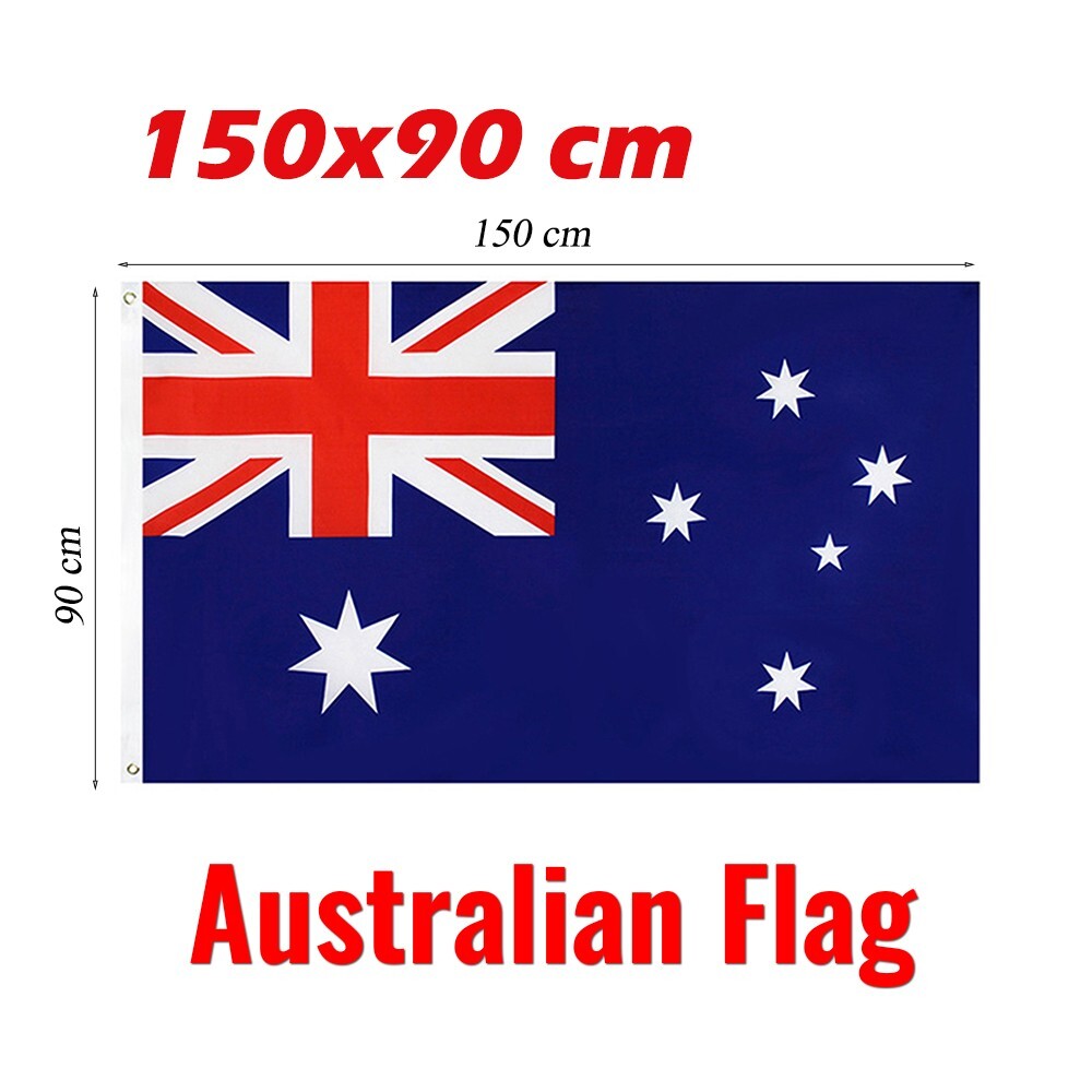 90x150 cm Australian Flag Aussie Flag Australia Day Oz Heavy Duty Outdoor