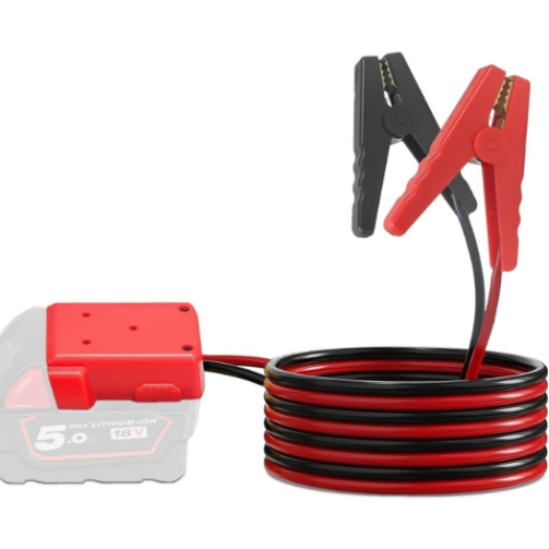 8AWG Jump Starter Cable for Milwaukee M18 Series Batteries