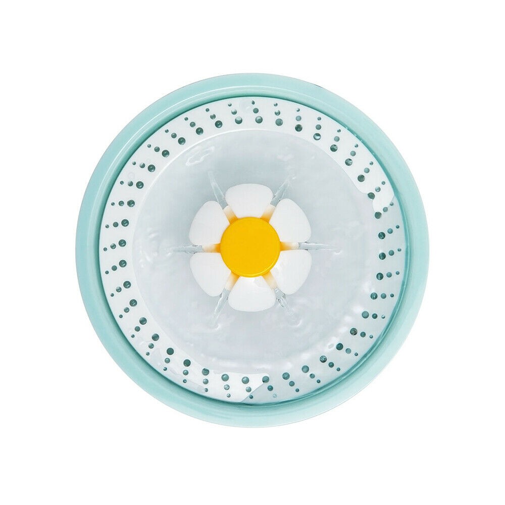 LED USB Automatic Electric Pet Water Fountain Cat Dog Drinking Dispenser 2.4L