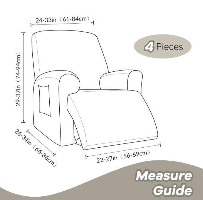 Recliner Cover Non Slip Stretch Chair Slipcover