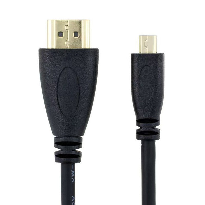 Micro HDMI to HDMI Male Cable 1.4V Gold Plated HD 1080P Digital HDTV Lead 3M