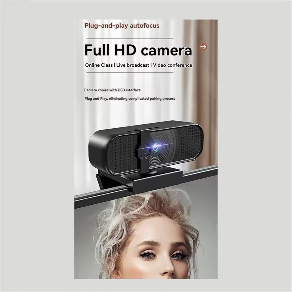 2K HD USB Webcam Computer Camera for Live Streaming Video Conference