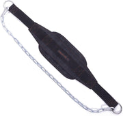 Chin Up Belt with Chain Dip Belt Powerlifting Strength Training Pull Up Belt