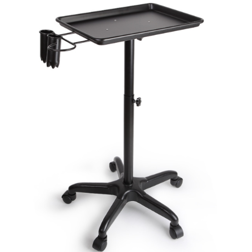 Hair Salon Trolley Hair Extension Rolling Stand Aluminum