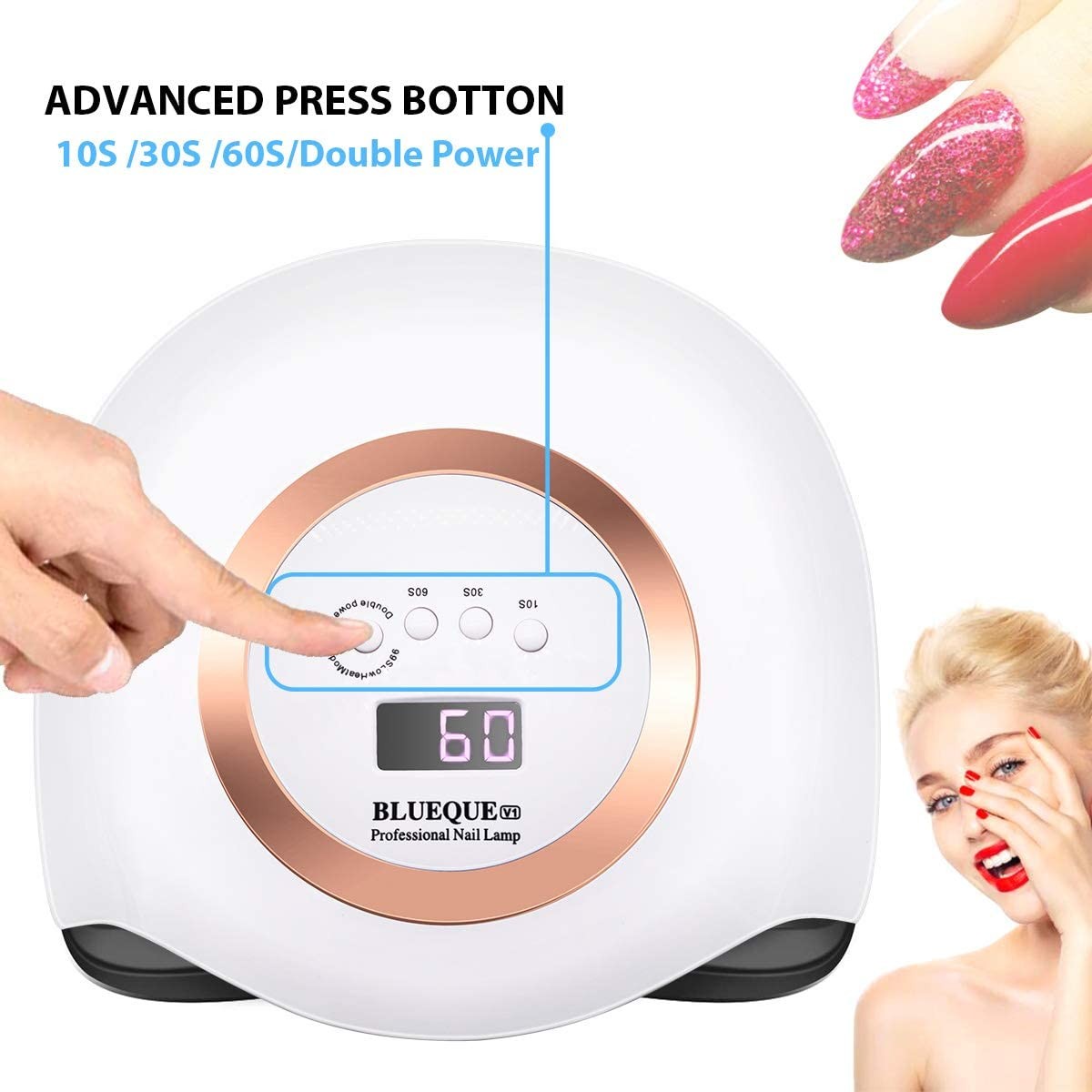 168W Nail Lamp UV LED Light