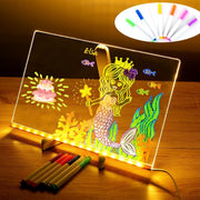 Led Acrylic Message Board with Color Pens 20x30cm