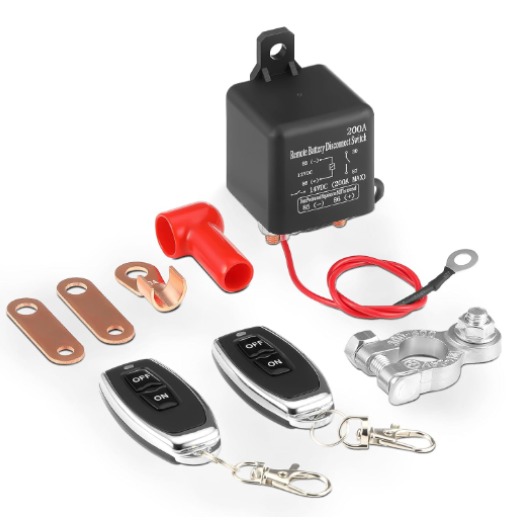 12V DC 200A Remote Battery Disconnect Switch Isolator Wireless for Car Truck RV