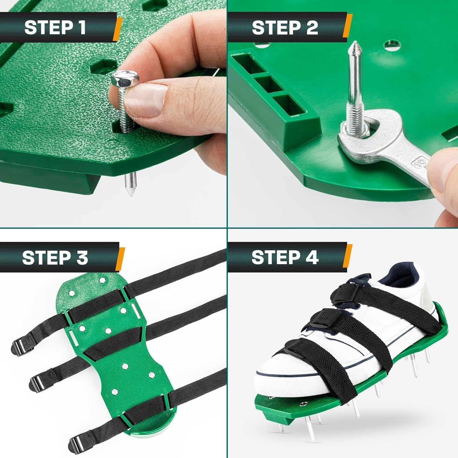 Garden Lawn Aerator Spike Spiked  Shoes