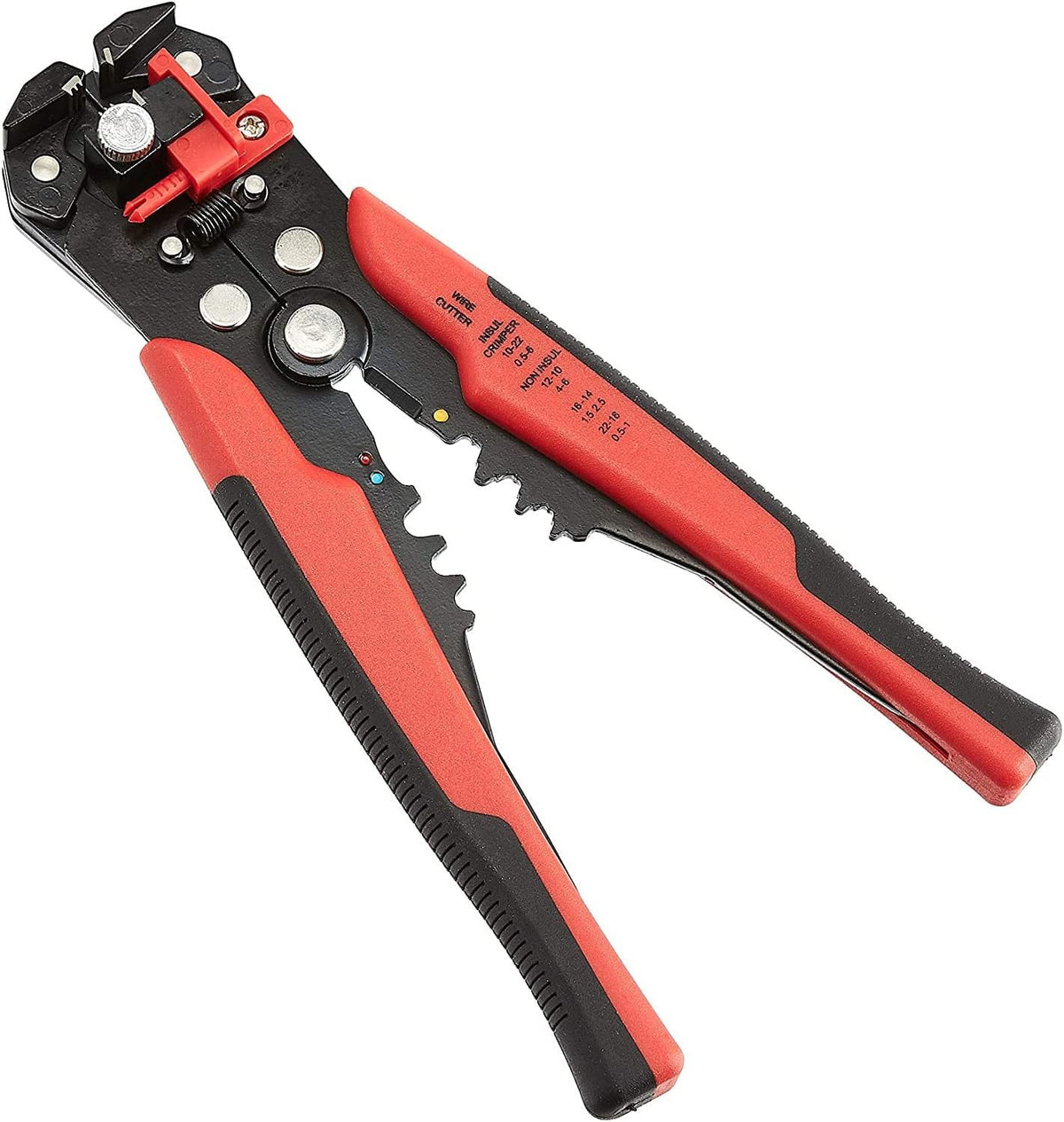 Self-Adjusting Wire Stripper and Crimping Tool – Strips 10-24 AWG