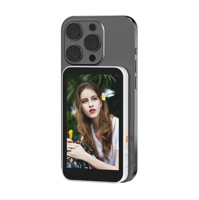 Magnetic Selfie Monitor Screen for iPhone 18 17 Pro Max Android Vlog Rear Camera