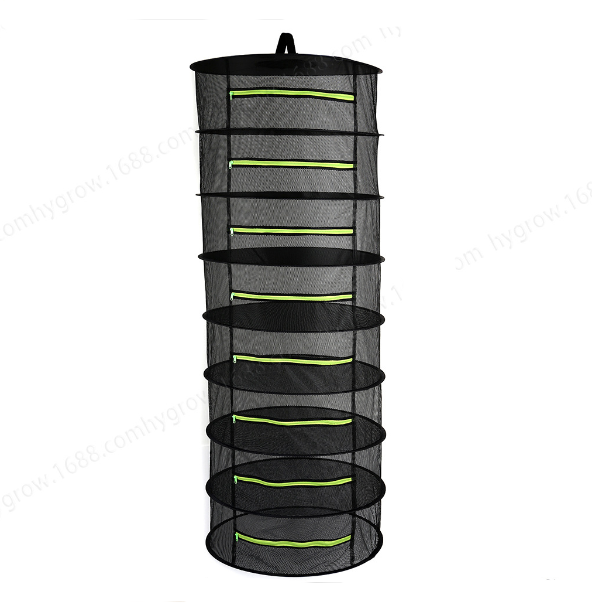 8 Layers Herb Drying Net Folding Fishing Net Hanging Basket Dry Rack Bag Home