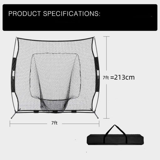 213x213cm Baseball Backstop Softball Practice Net