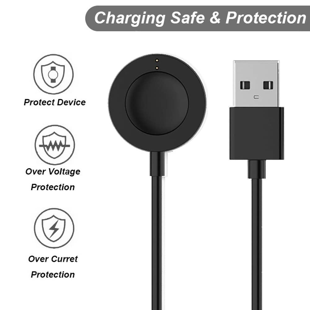 USB Charging Cable for Fossil Gen 6 5 4 Smartwatch 1m Magnetic Charger Cord