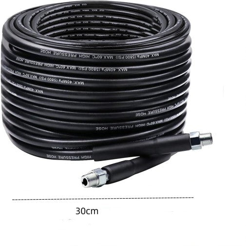 Sewer Jetter Nozzles Kit 30m Drain Cleaning Hose
