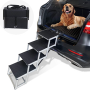 Adjustable Aluminum Dog Stairs Dog Ramp Pet Ladder