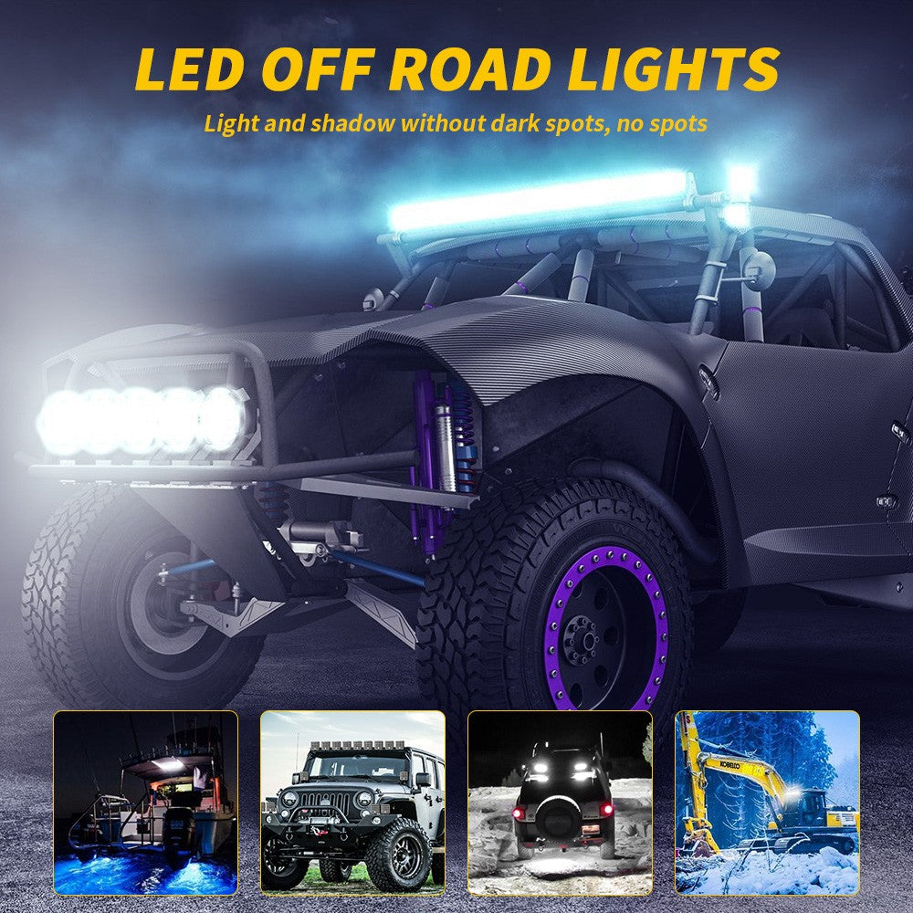 LED Work Light with Daytime Running Light 5.5-Inch Off-Road Auxiliary Lighting