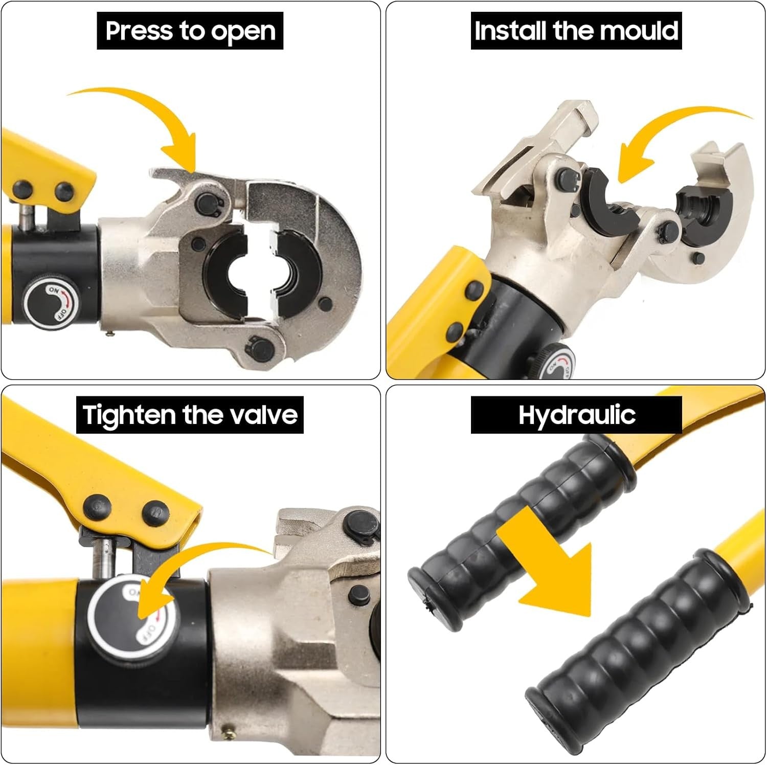 Hydraulic Pipe Crimping Tool Set