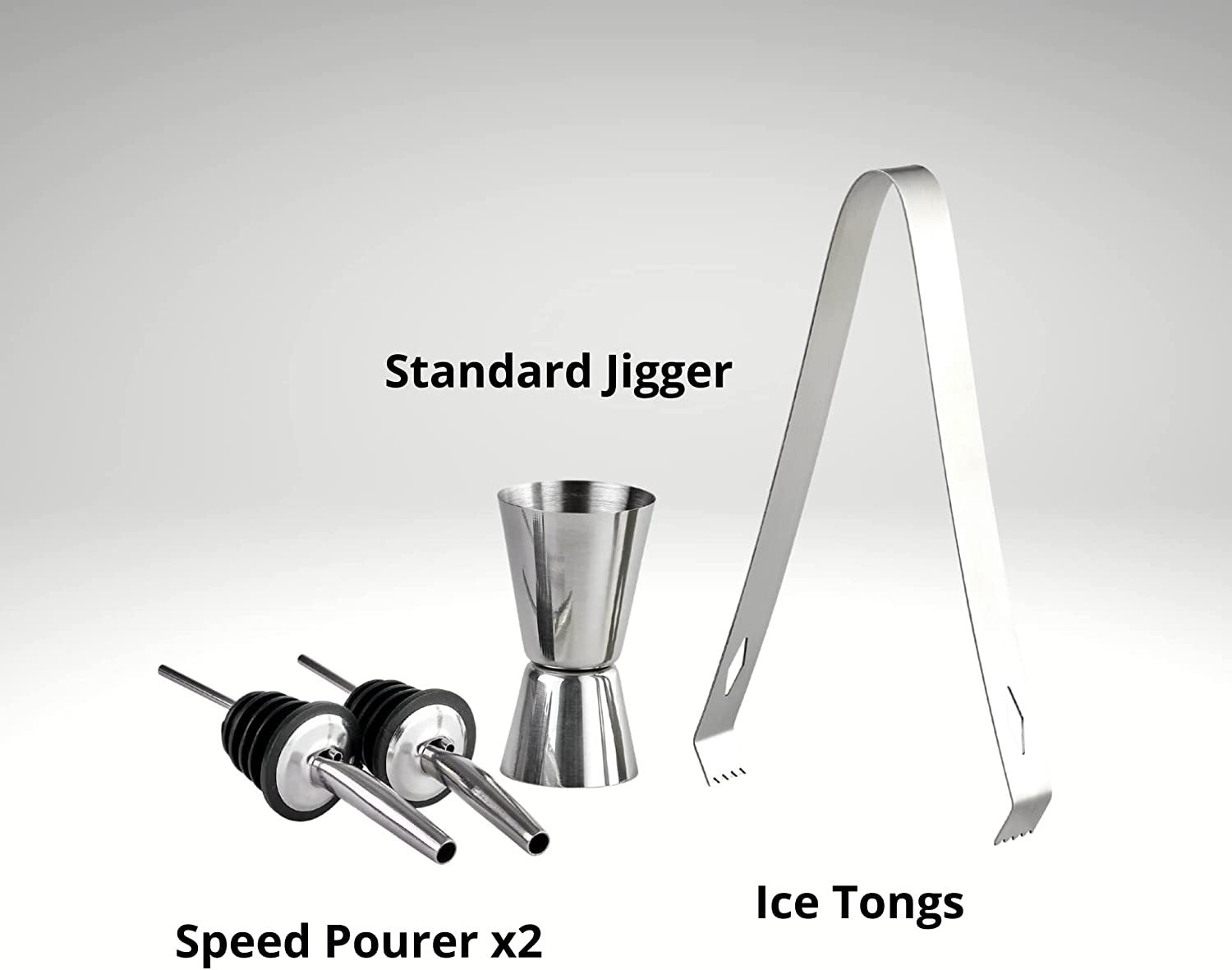 9 Pcs Professional Cocktail Shaker Set Bartender Kit