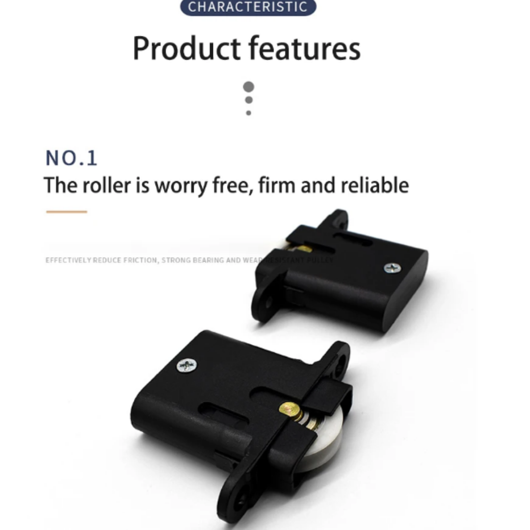 1X Sliding Security Screen Sliding Door Rollers Wheels Replacement DIY Parts