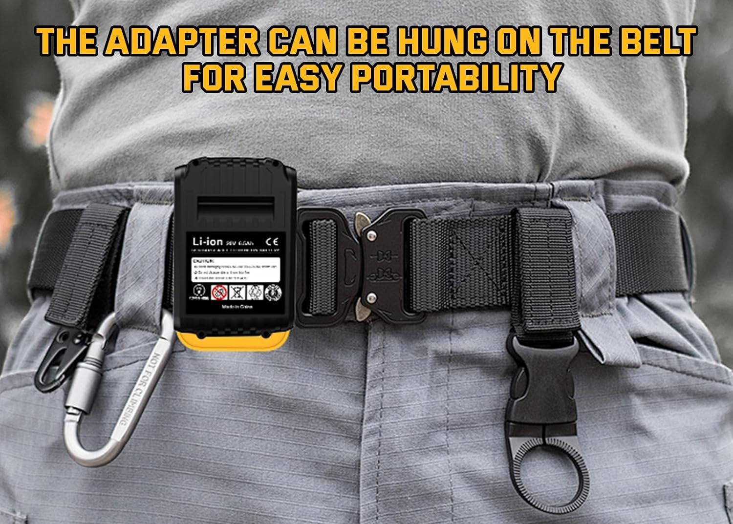 USB Fast Charger Adapter for Dewalt 20V Battery with USB & Type-C Rapid Charging