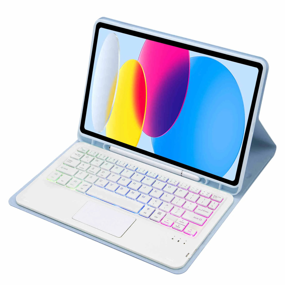 Keyboard Case Compatible with iPad 10.9" Case (10th Gen 2022) iPad 11 (A16 2025)