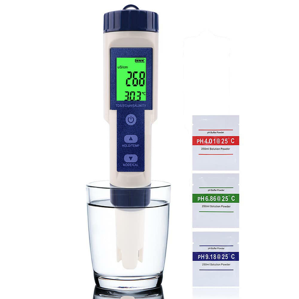 PH TDS Meter Digital Tester Pen Aquarium Pool SPA Water Quality Monitor