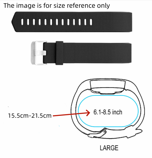 Fitbit Charge 2 Band Replacement Wristband Watch Strap Large Sports Bands