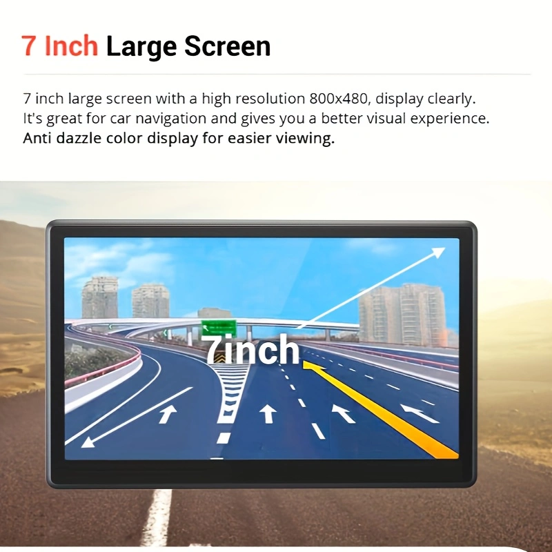 GPS Navigation with Multi-Functional Touch Screen 8G 256M 7 Inch Size