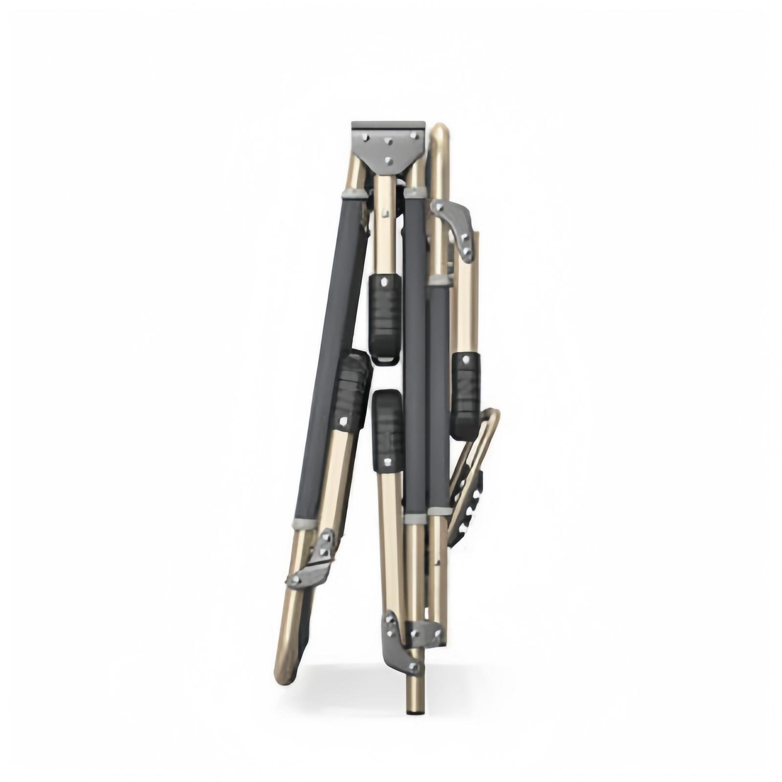 Adjustable Portable Folding Bed with Mattress and Headrest