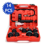 14pcs Radiator Pressure Tester Coolant Purge Refill Vacuum Cooling System Kit